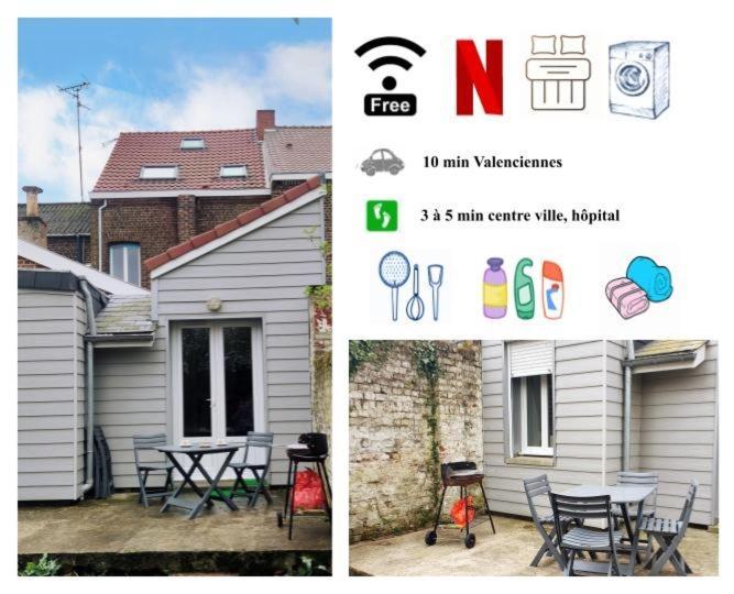 Agréable et fonctionnel 2 pièces Denain Exterior foto